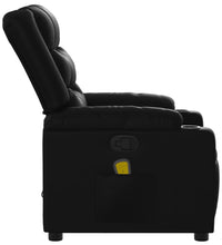 Massagesessel Schwarz Kunstleder