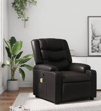 Massagesessel Schwarz Kunstleder