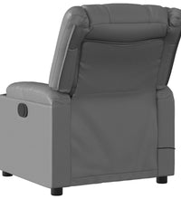 Massagesessel Grau Kunstleder