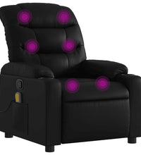 Massagesessel Schwarz Kunstleder