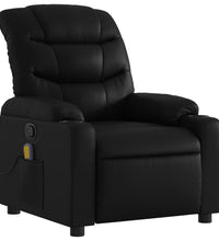 Massagesessel Schwarz Kunstleder