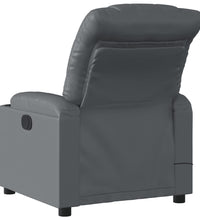 Massagesessel Grau Kunstleder