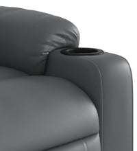 Massagesessel Grau Kunstleder