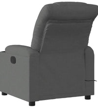 Massagesessel Dunkelgrau Stoff