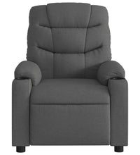 Massagesessel Dunkelgrau Stoff