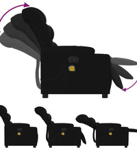 Massagesessel Schwarz Stoff