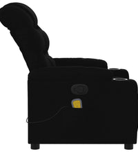 Massagesessel Schwarz Stoff