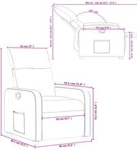 Relaxsessel Braun Stoff