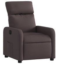 Relaxsessel Dunkelbraun Stoff
