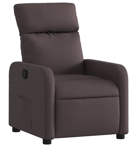 Relaxsessel Dunkelbraun Stoff