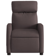Relaxsessel Dunkelbraun Stoff