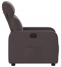 Relaxsessel Dunkelbraun Stoff