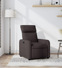 Relaxsessel Dunkelbraun Stoff