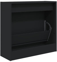 Schuhschrank Schwarz 60x21x57 cm Holzwerkstoff