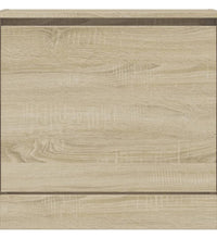 Schuhregal Sonoma-Eiche 60x21x57 cm Holzwerkstoff