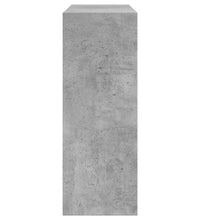 Schuhschrank Betongrau 60x21x57 cm Holzwerkstoff