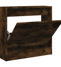 Schuhschrank Räuchereiche 60x21x57 cm Holzwerkstoff