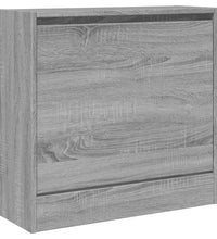 Schuhregal Grau Sonoma 60x21x57 cm Holzwerkstoff