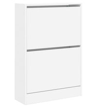 Schuhschrank Weiß 60x21x87,5 cm Holzwerkstoff