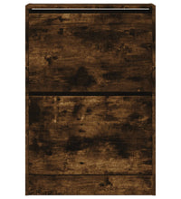 Schuhschrank Räuchereiche 60x21x87,5 cm Holzwerkstoff