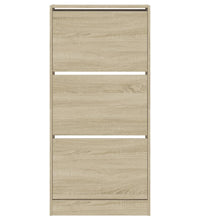 Schuhschrank Sonoma-Eiche 60x21x125,5 cm Holzwerkstoff