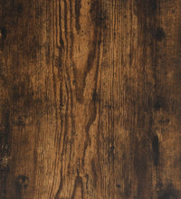 Schuhschrank Räuchereiche 60x21x163,5 cm Holzwerkstoff