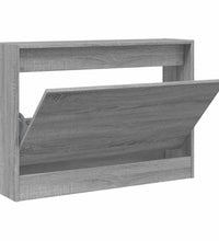 Schuhschrank Grau Sonoma 80x21x57 cm Holzwerkstoff