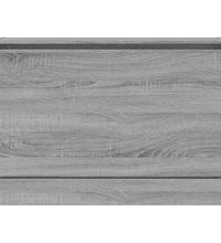 Schuhschrank Grau Sonoma 80x21x57 cm Holzwerkstoff