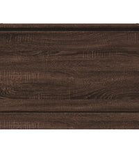 Schuhschrank Braun Eichen-Optik 80x21x57 cm Holzwerkstoff