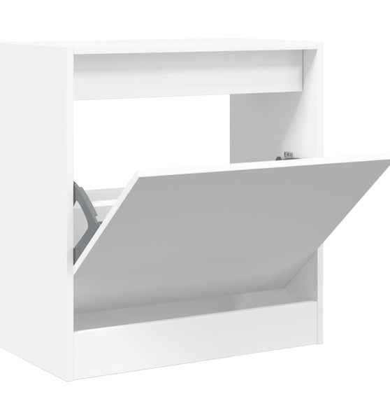 Schuhschrank Weiß 60x34x63,5 cm Holzwerkstoff