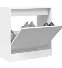 Schuhschrank Weiß 60x34x63,5 cm Holzwerkstoff