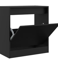 Schuhschrank Schwarz 60x34x63,5 cm Holzwerkstoff