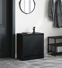 Schuhschrank Schwarz 60x34x63,5 cm Holzwerkstoff