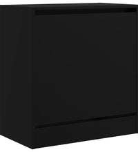 Schuhschrank Schwarz 60x34x63,5 cm Holzwerkstoff