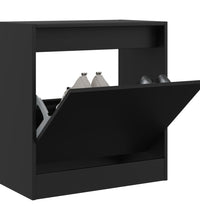 Schuhschrank Schwarz 60x34x63,5 cm Holzwerkstoff