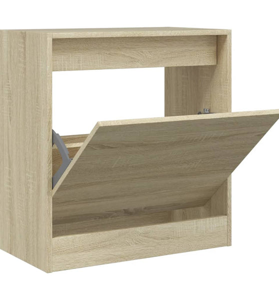 Schuhschrank Sonoma-Eiche 60x34x63,5 cm Holzwerkstoff