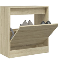 Schuhschrank Sonoma-Eiche 60x34x63,5 cm Holzwerkstoff