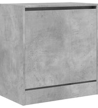 Schuhschrank Betongrau 60x34x63,5 cm Holzwerkstoff