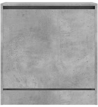 Schuhschrank Betongrau 60x34x63,5 cm Holzwerkstoff