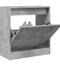 Schuhschrank Betongrau 60x34x63,5 cm Holzwerkstoff