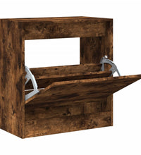 Schuhschrank Räuchereiche 60x34x63,5 cm Holzwerkstoff