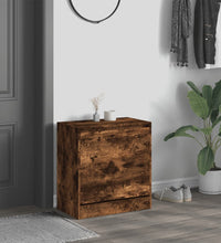 Schuhschrank Räuchereiche 60x34x63,5 cm Holzwerkstoff