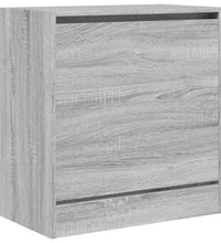 Schuhschrank Grau Sonoma 60x34x63,5 cm Holzwerkstoff