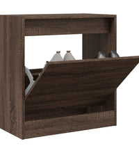Schuhschrank Braun Eichen-Optik 60x34x63,5 cm Holzwerkstoff