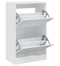 Schuhschrank Weiß 60x34x96,5 cm Holzwerkstoff