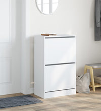 Schuhschrank Weiß 60x34x96,5 cm Holzwerkstoff