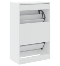 Schuhschrank Weiß 60x34x96,5 cm Holzwerkstoff