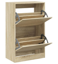 Schuhschrank Sonoma-Eiche 60x34x96,5 cm Holzwerkstoff