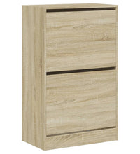 Schuhschrank Sonoma-Eiche 60x34x96,5 cm Holzwerkstoff