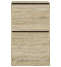 Schuhschrank Sonoma-Eiche 60x34x96,5 cm Holzwerkstoff